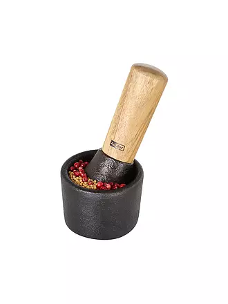 AD HOC | Mortero CAMO.7 6,5cm Hierro fundido/ Acacia | 